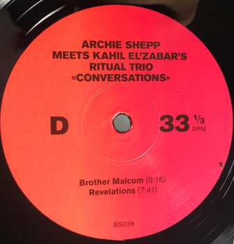 2LP Archie Shepp: Conversations