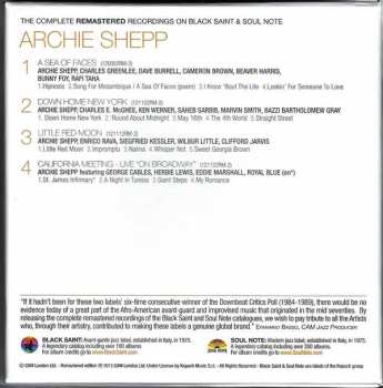 4CD/Doos Archie Shepp: The Complete Remastered Recordings On Black Saint & Soul Note