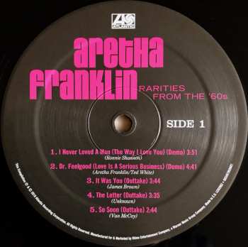 6LP/Doos Aretha Franklin: Atlantic Records 1960s Collection
