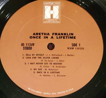 LP Aretha Franklin: Once In A Lifetime