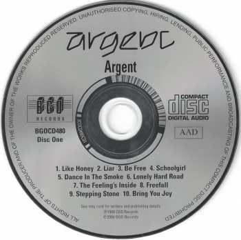 2CD Argent: Argent / Ring Of Hands