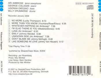 CD Ari Ambrose: Whatever Happens