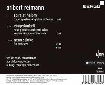 CD Christoph Eschenbach: Spiralat Halom, Eingedunkelt, Neun Stücke