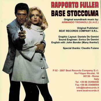 CD Armando Trovaioli: Rapporto Fuller Base Stoccolma (Original Soundtrack)