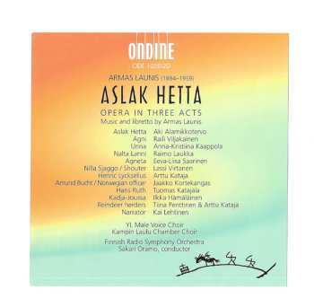 2CD/Doos Sakari Oramo: Aslak Hetta, Opera In Three Acts