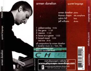 CD Armen Donelian: Quartet Language