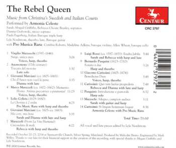 CD Armonia Celeste: The Rebel Queen - Music From Christina's Swedish And Italian Courts 