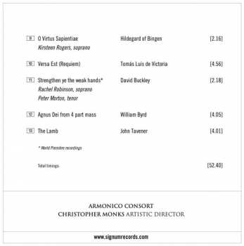 CD Armonico Consort: Naked Byrd Two