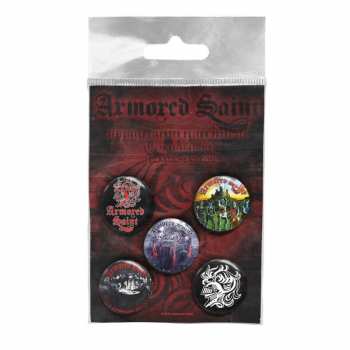 Merch Armored Saint: Sada Placek Armored Saint Button Badge Set
