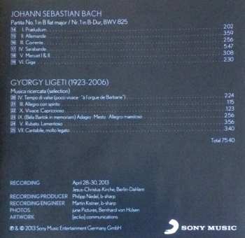 CD Johann Sebastian Bach: Kit Armstrong 