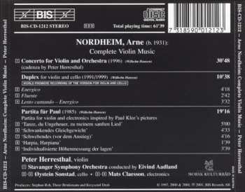 CD Arne Nordheim: Complete Violin Music