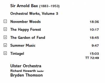CD Arnold Bax: Orchestral Works Volume 3