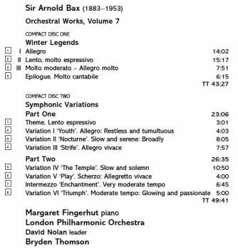 2CD The London Philharmonic Orchestra: Orchestral Works, Volume 7