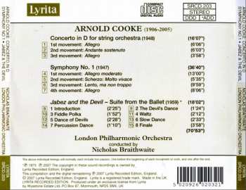 CD The London Philharmonic Orchestra: Concerto In D / Jabez And The Devil / Symphony No. 1