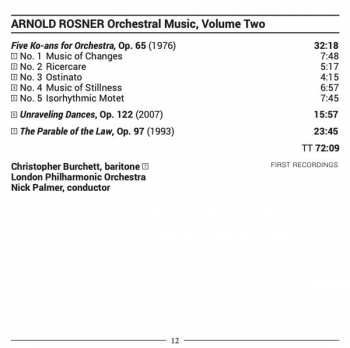 CD The London Philharmonic Orchestra: Orchestral Music, Volume Two