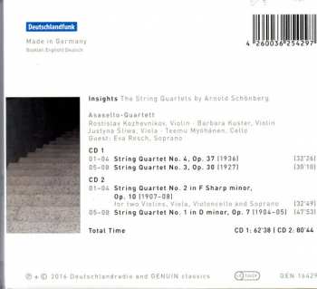 2CD Arnold Schoenberg: Insight: The String Quartets by Arnold Schönberg