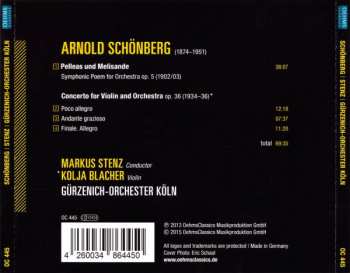 CD Arnold Schoenberg: Pelleas Und Melisande, Concerto For Violin And Orchestra