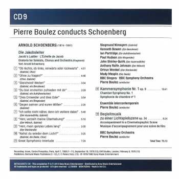 11CD/Doos Arnold Schoenberg: Pierre Boulez conducts Schoenberg