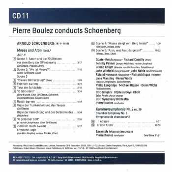 11CD/Doos Arnold Schoenberg: Pierre Boulez conducts Schoenberg