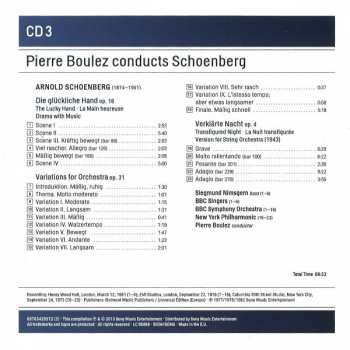 11CD/Doos Arnold Schoenberg: Pierre Boulez conducts Schoenberg