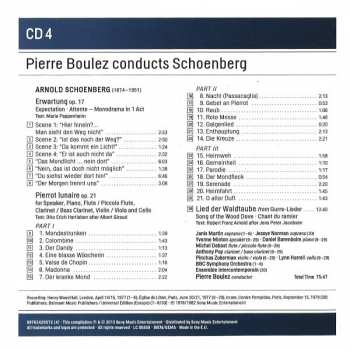 11CD/Doos Arnold Schoenberg: Pierre Boulez conducts Schoenberg