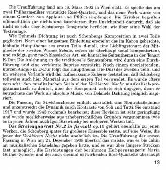 2CD Arnold Schoenberg: Verklärte Nacht, String Quartet No. 2, Chamber Symphony No. 1