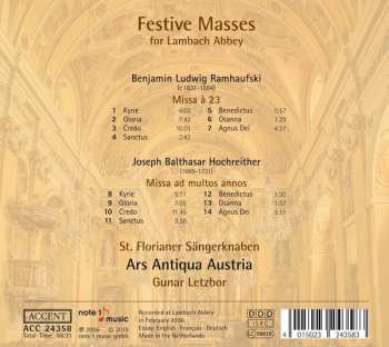 CD Ars Antiqua Austria: Festive Masses For Lambach Abbey