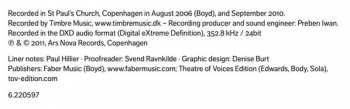 SACD Paul Hillier: A Bridge Of Dreams