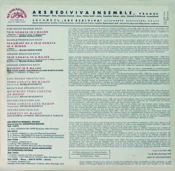 LP Ars Rediviva Ensemble: Chamber Music By The Bach Family