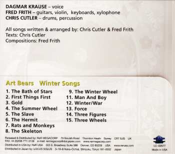 CD Art Bears: Winter Songs