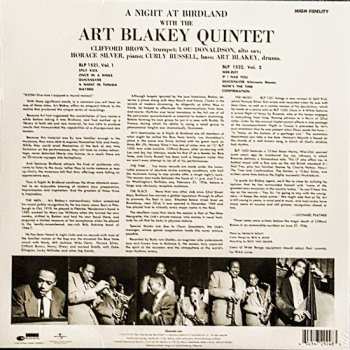 LP Art Blakey Quintet: A Night At Birdland Volume 2