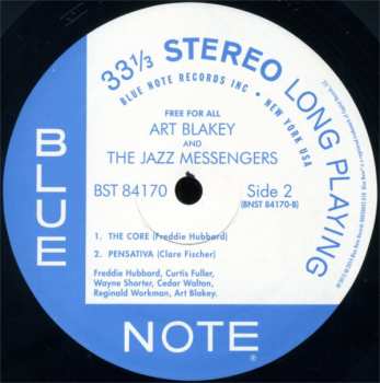 LP Art Blakey & The Jazz Messengers: Free For All