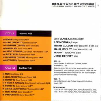 2CD Art Blakey & The Jazz Messengers: Holland 1958 - Newport 1959