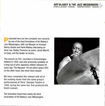 2CD Art Blakey & The Jazz Messengers: Holland 1958 - Newport 1959