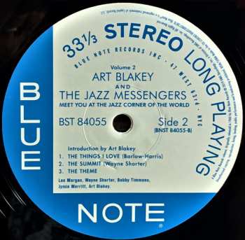 LP Art Blakey & The Jazz Messengers: Meet You At The Jazz Corner Of The World (Volume 2)
