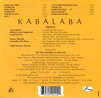 CD The Art Ensemble Of Chicago: Kabalaba (Live At Montreux Jazz Festival)