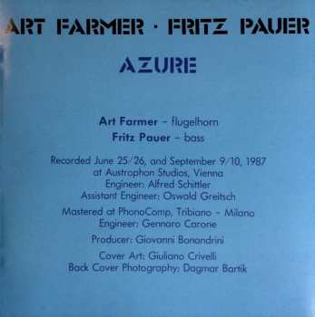 CD Art Farmer: Azure