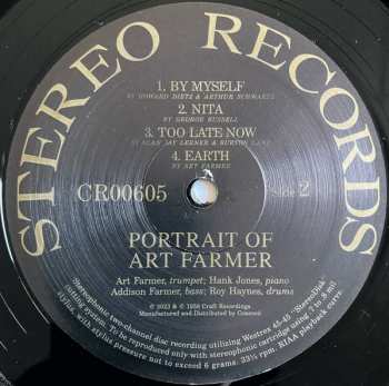 LP Art Farmer: Portrait Of Art Farmer