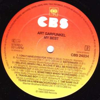 LP Art Garfunkel: My Best