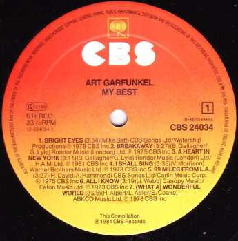 LP Art Garfunkel: My Best