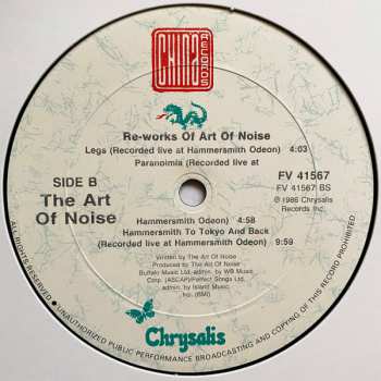 LP The Art Of Noise: Re-works Of Art Of Noise