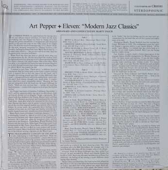 LP Art Pepper: Art Pepper + Eleven "Modern Jazz Classics"