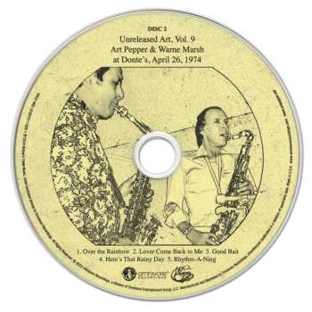 3CD Art Pepper: Unreleased Art: Volume 9 - At Donte’s, April 26, 1974