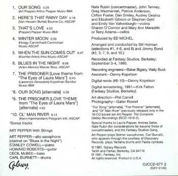 CD Art Pepper: Winter Moon