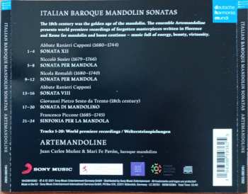 CD Artemandoline: Italian Baroque Mandolin Sonatas