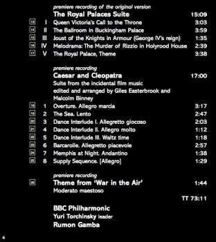 CD BBC Philharmonic: The Film Music Of Sir Arthur Bliss