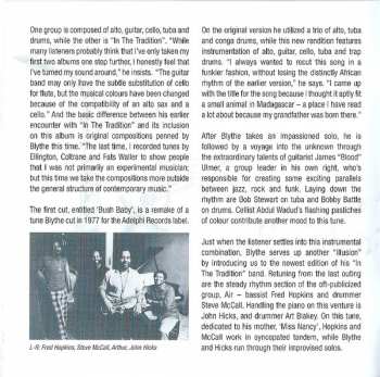 2CD Arthur Blythe: Four Arthur Blythe Albums On Two Discs - Lenox Avenue Breakdown / In The Tradition / Illusions / Blythe Spirit