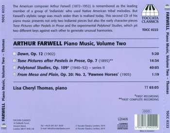 CD Arthur Farwell: Piano Music, Volume Two