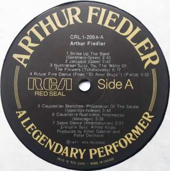 LP Arthur Fiedler: A Legendary Performer