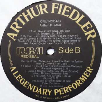 LP Arthur Fiedler: A Legendary Performer